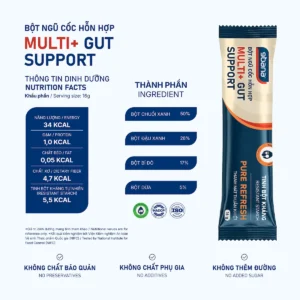 Bột ngũ cốc hỗn hợp Multi+ Gut 9bana 04